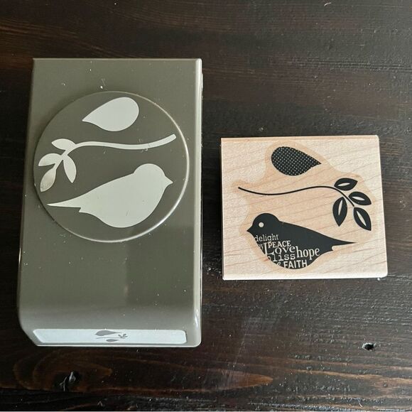 Stampin' Up! Bird Hand Punch and Stamp Set - Picture 1 of 5